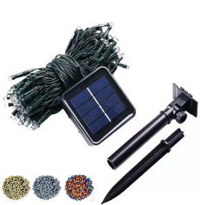Solar LED Light String for Christmas Decoration in Outdoor Courtyards