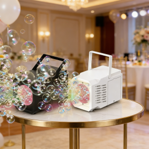 Electric stage bubble machine